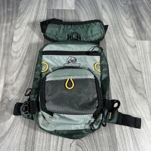 Okeechobee Fats Chest Pack Fishing Tackle Bag Green Sling Tackle Box